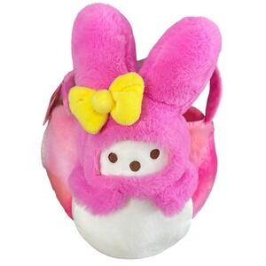 NEW Peeps My Melody Plush Easter Basket Hello Kitty &‎ Friends Pink Bunny NWT